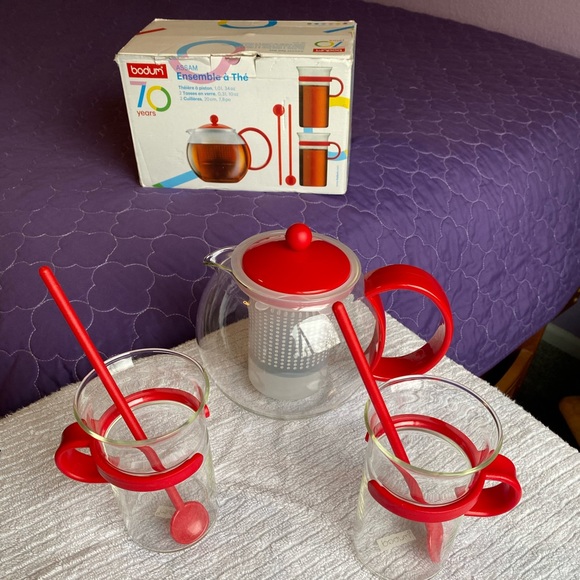 Bodum Kitchen New Bodum Glass Tea Set In Box Poshmark
